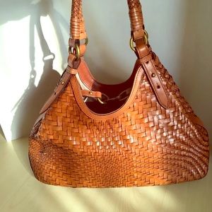 Cole haan Woven leather bag